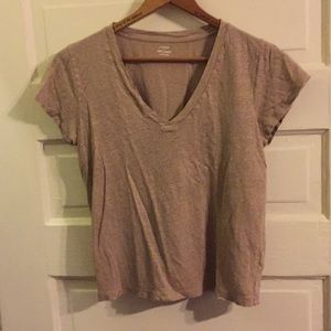 2 shirts! Gold and Silver J.Crew 100% linen